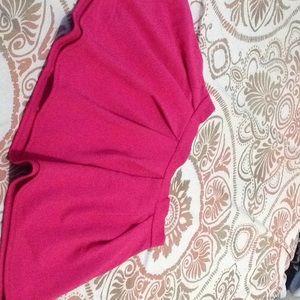 Hot pink skirt